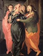 Pontormo, Jacopo The Visitacion oil